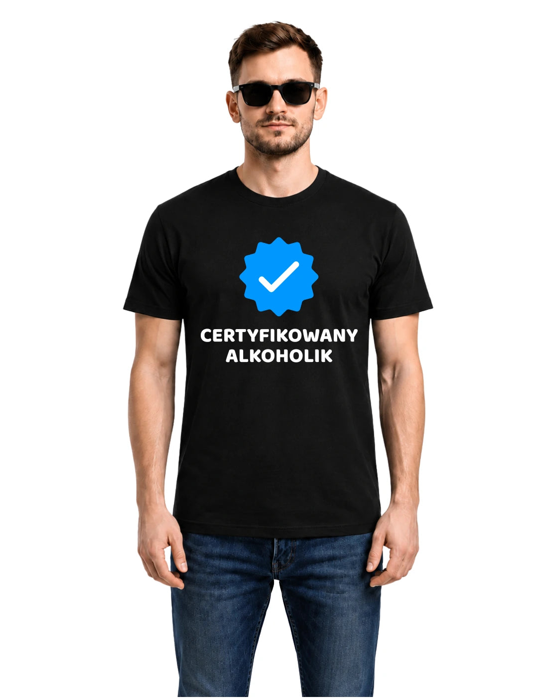 Bawełniana koszulka - CERTYFIKOWANY ALKOHOLIK