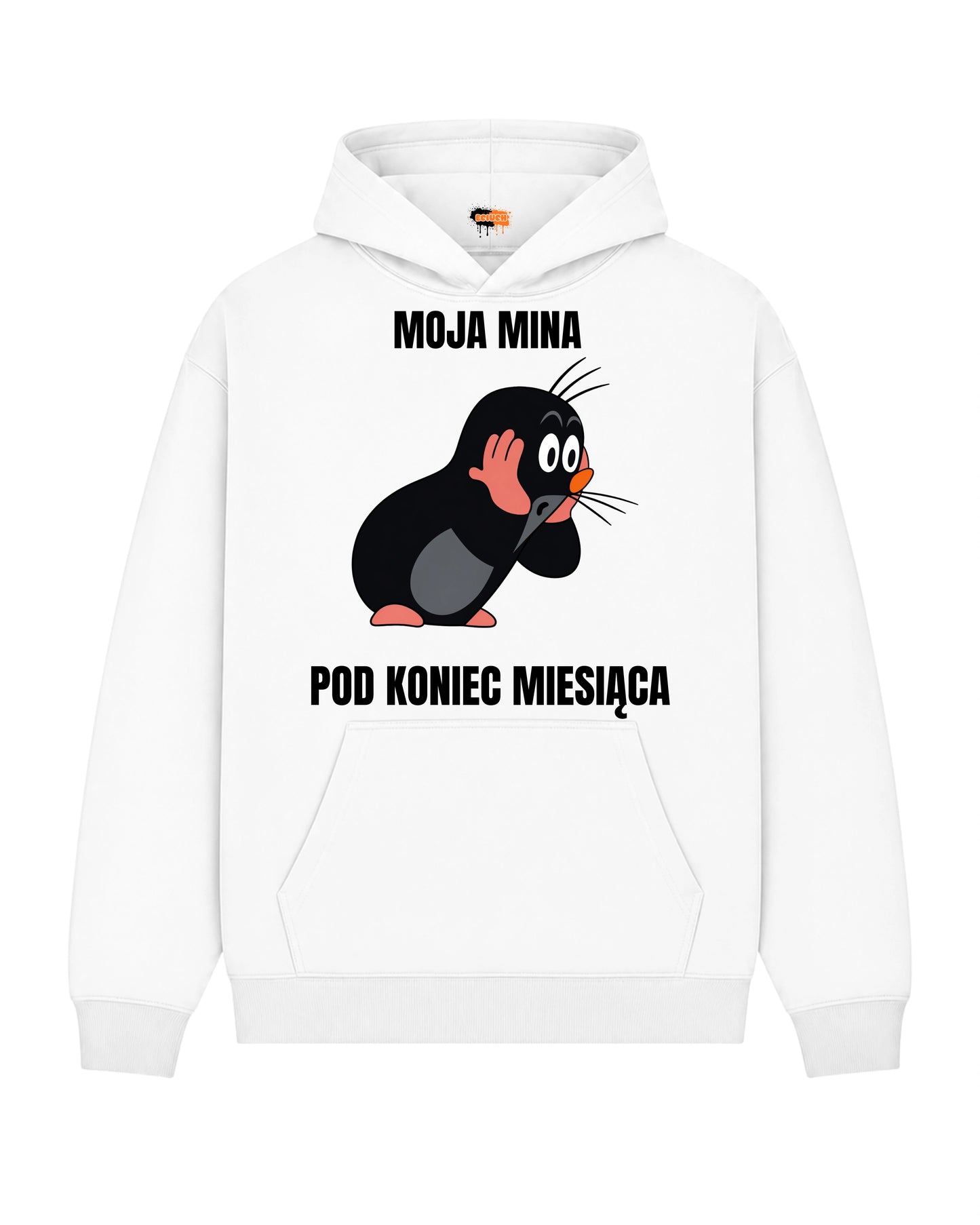 Bawełniana Bluza - Moja mina pod koniec miesiąca